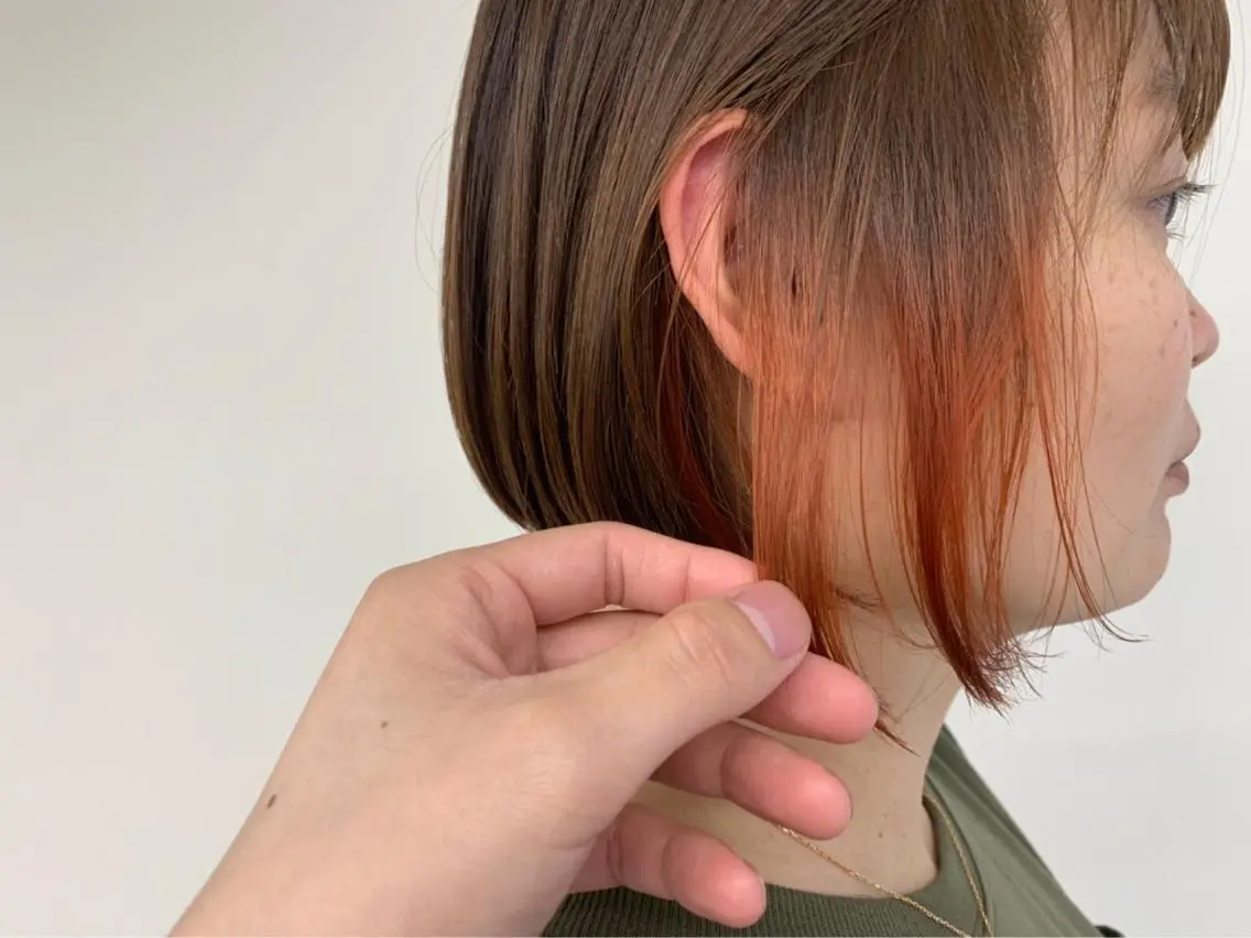 ショート カラー 藤原 侑香のヘアスタイル