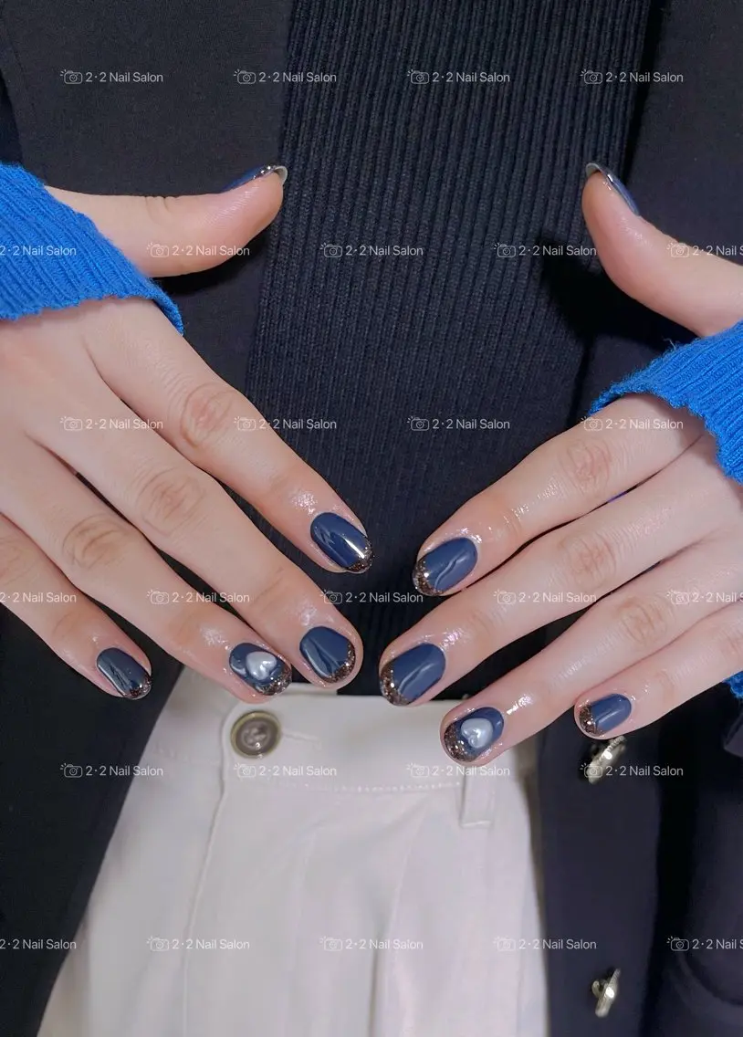 ネイル ハンドネイル 🦋y y Nail 🤍のネイルデザイン