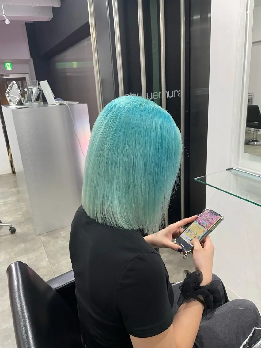ミディアム カラー LOGUE 大濵翔太のヘアスタイル