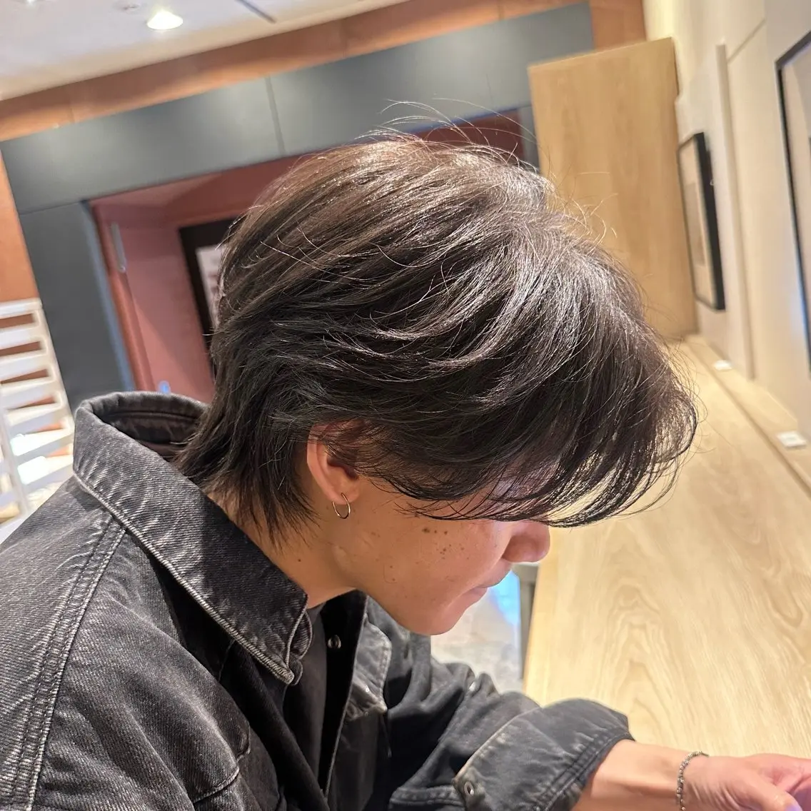 ショート メンズ メンズ韓国風 マッシュウルフ マッシュ メンズウルフカット 韓国風ヘア 韓国メンズヘア 田城伶治のヘアスタイル