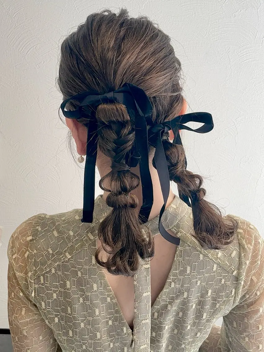 セミロング 札幌 ヘアアレンジ 🍎 タナカセリナのヘアスタイル