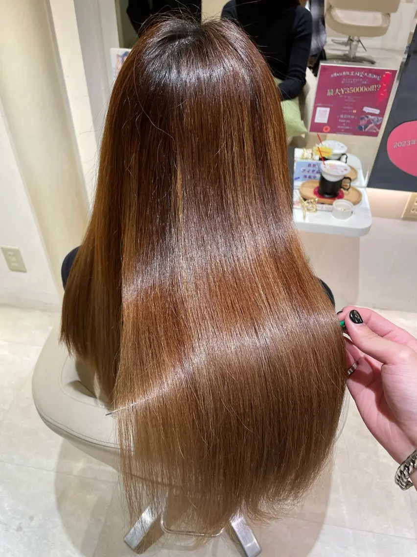 ロング トリートメント 髪質改善・縮毛矯正 濱　泰賀のヘアスタイル