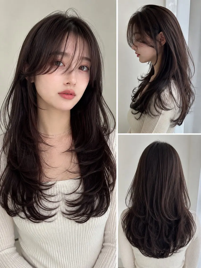 ロング 村山 美姫のヘアスタイル
