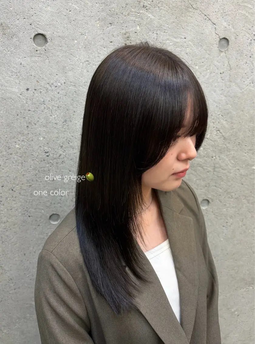 ロング カラー ロング 🫧似合わせ透明感 カラー　みゆう🕊️のヘアスタイル
