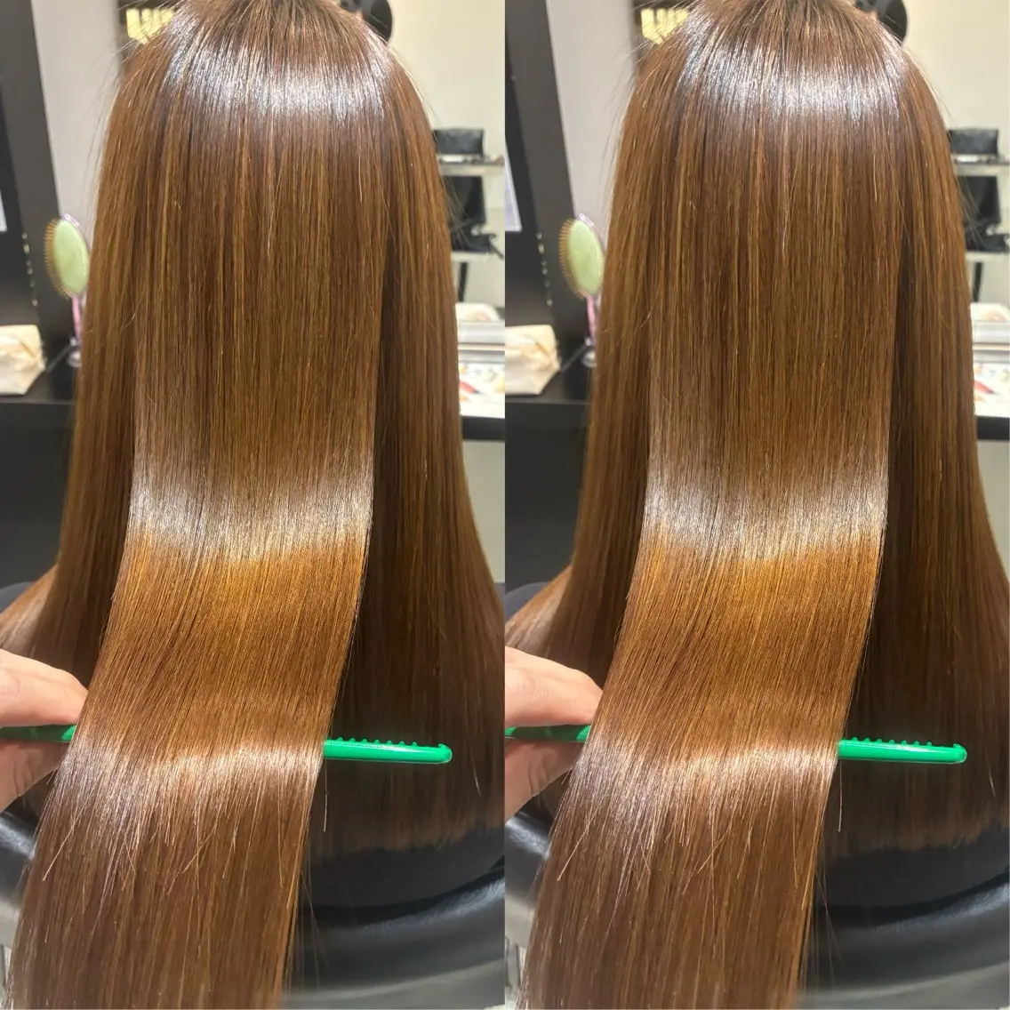 ロング 縮毛矯正 powderhair 福岡直弥のヘアスタイル