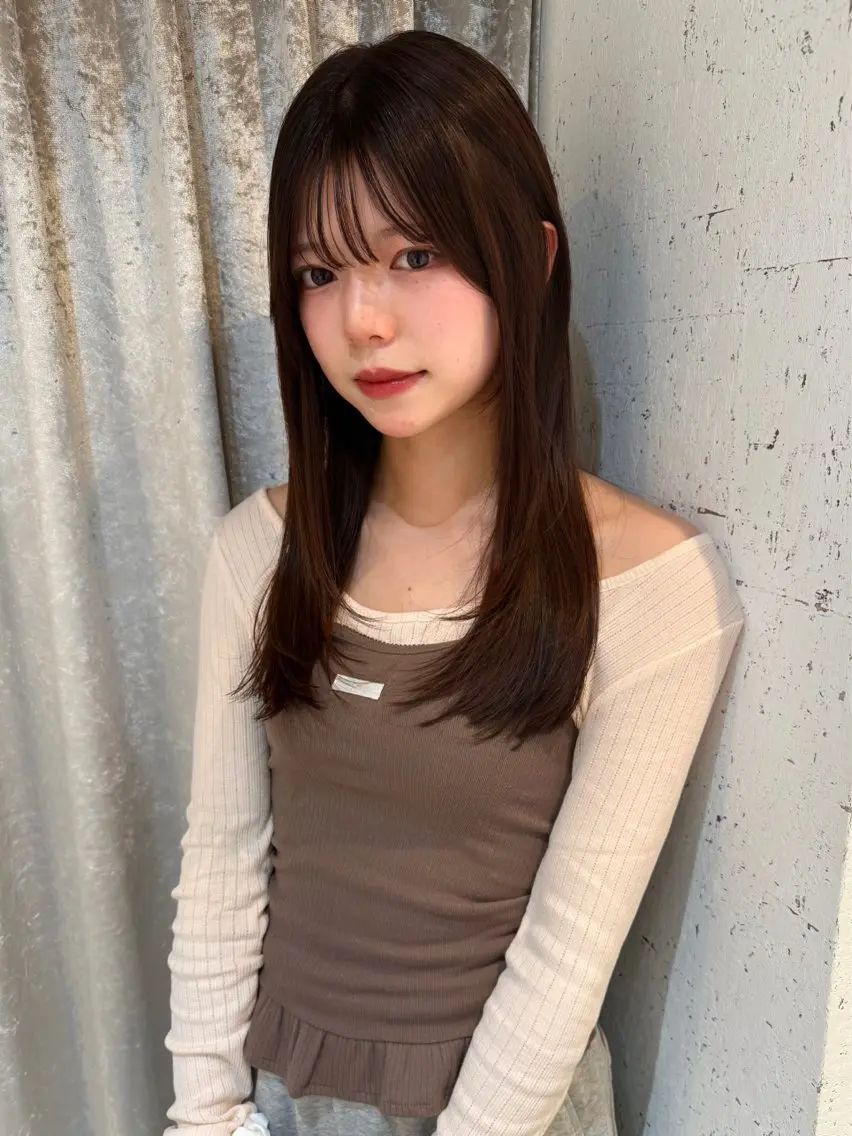 ロング カラー カット ヘアカラー トリートメント mai / linoah˚✧のヘアスタイル