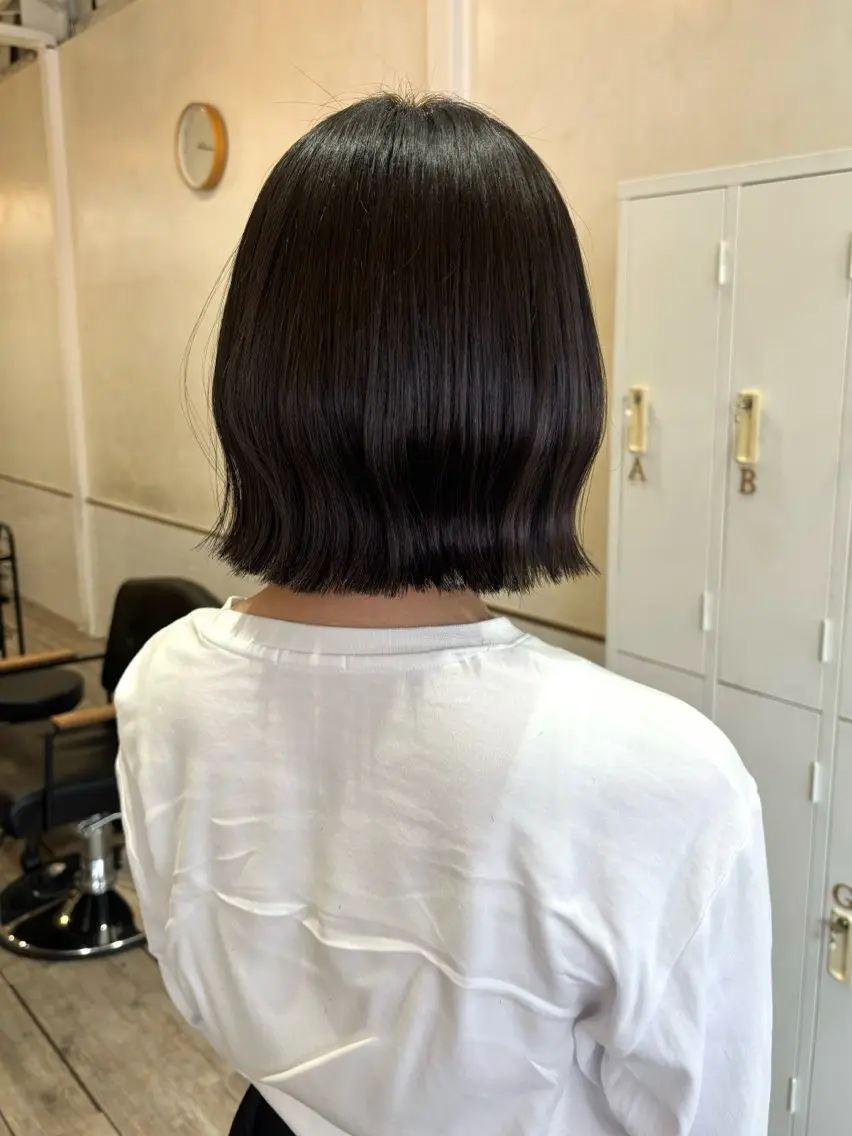 🎈ボブカットモデル🎈期間限定👒はちみつトリートメント🍯+コテ巻きスタイリングの写真