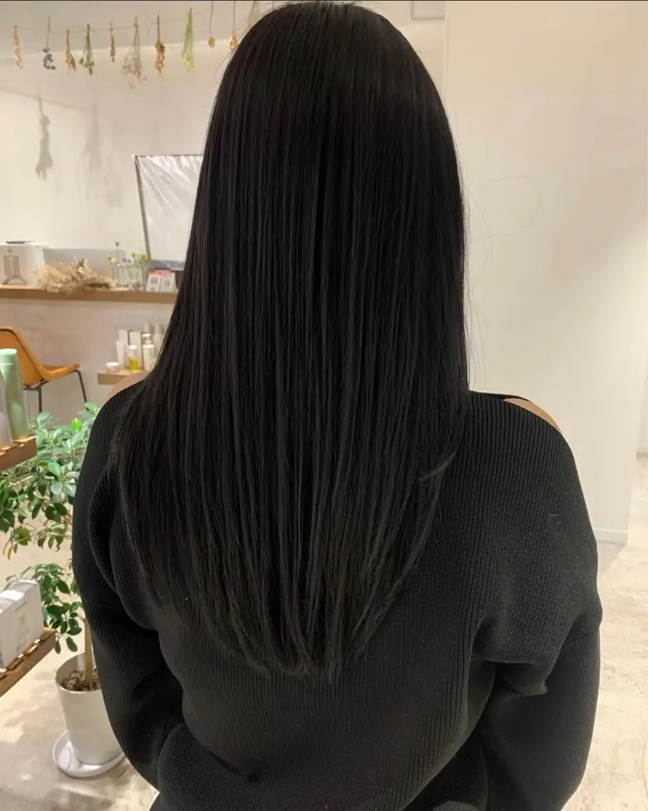 ロング ヘアカラー いたがき ひであきのヘアスタイル