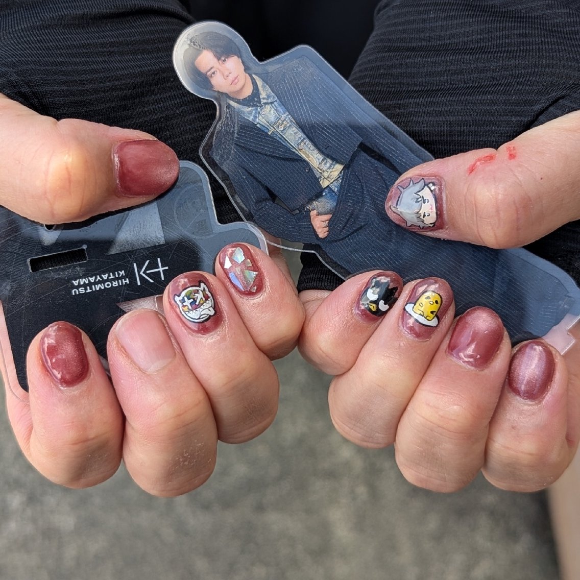ネイル ハンドネイル 推しネイル | 　aycnailのネイルデザイン