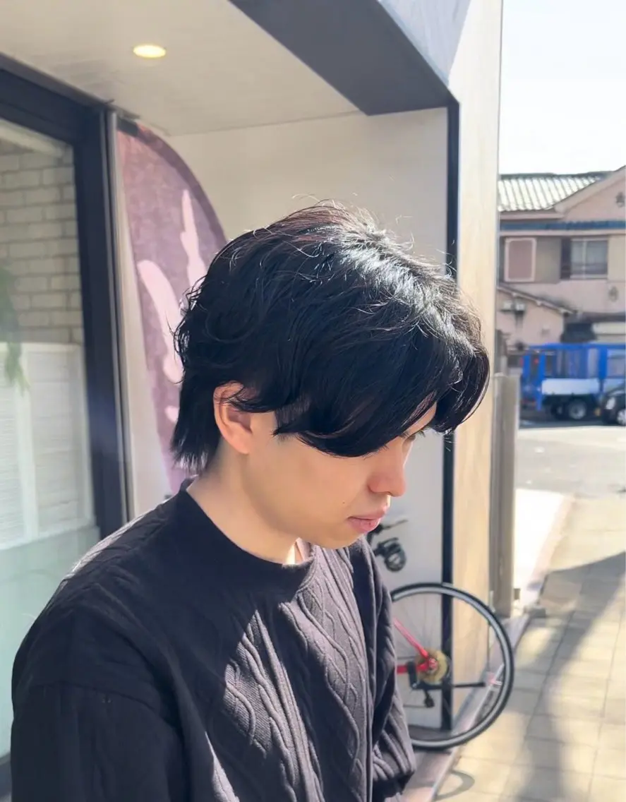 《メンズ限定》カット+ナチュラルパーマ¥11000→¥7700の写真