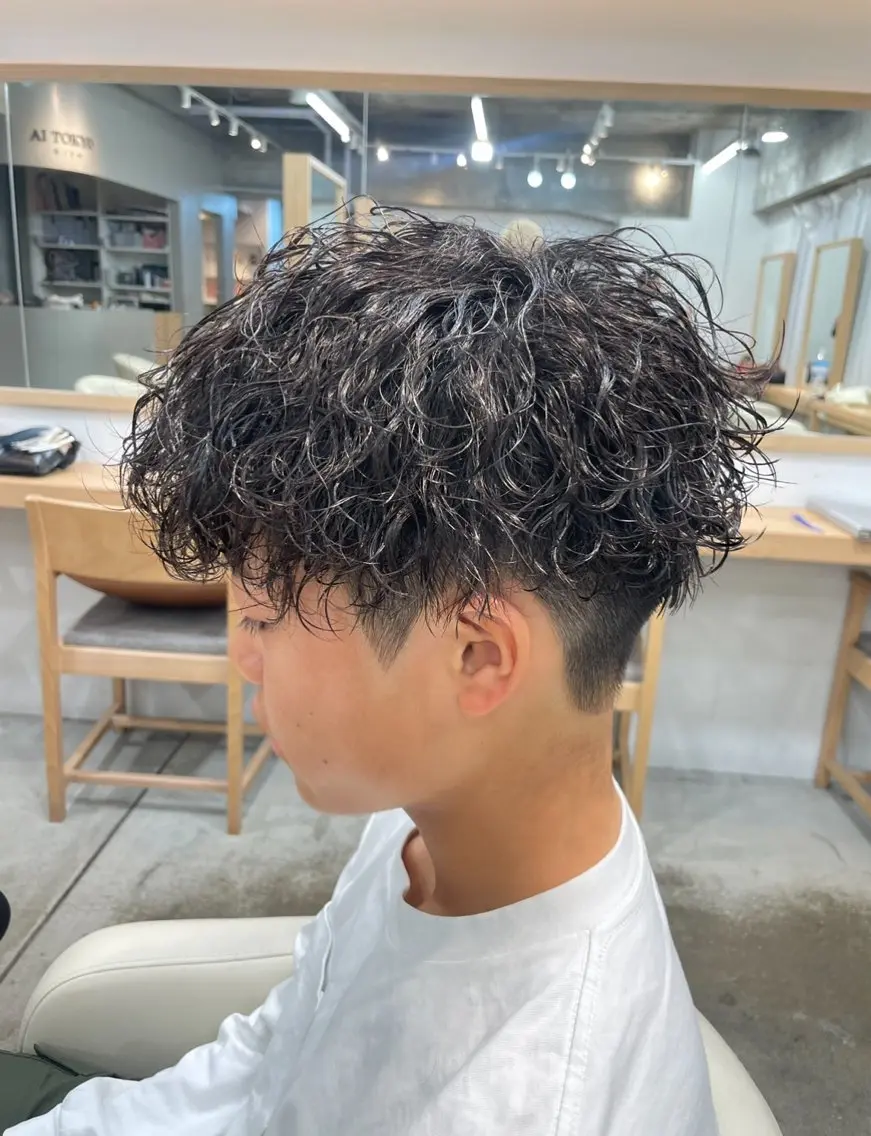 パーマ ✂渋谷メンズ特化 まさとのヘアスタイル