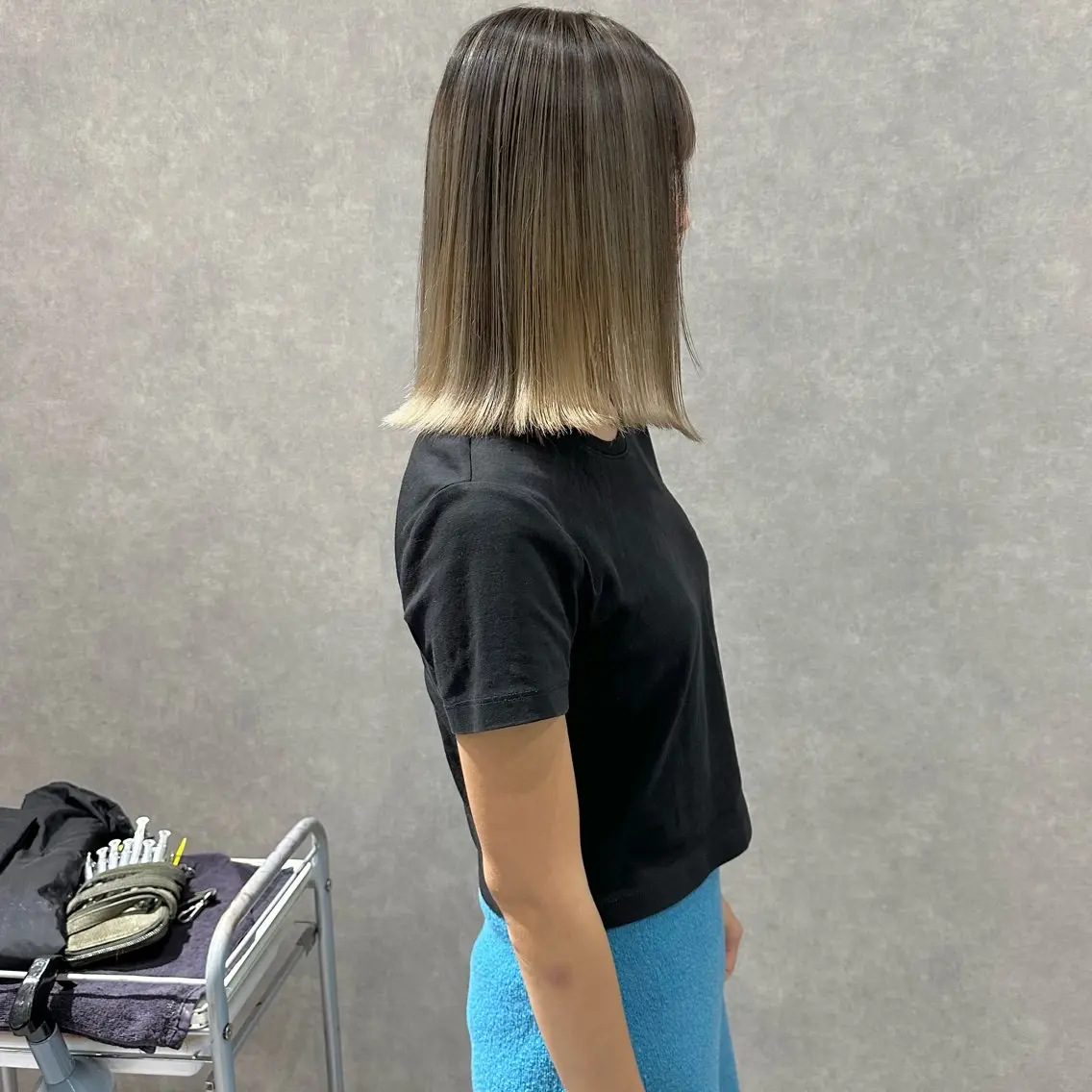 ミディアム カラー はちすか るかのヘアスタイル