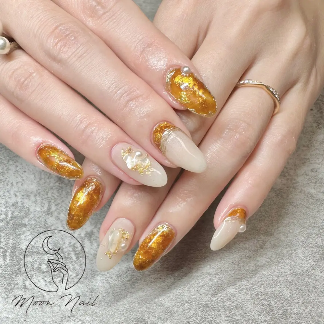 ネイル ハンドネイル Moon  Nail /栄　大須のネイルデザイン
