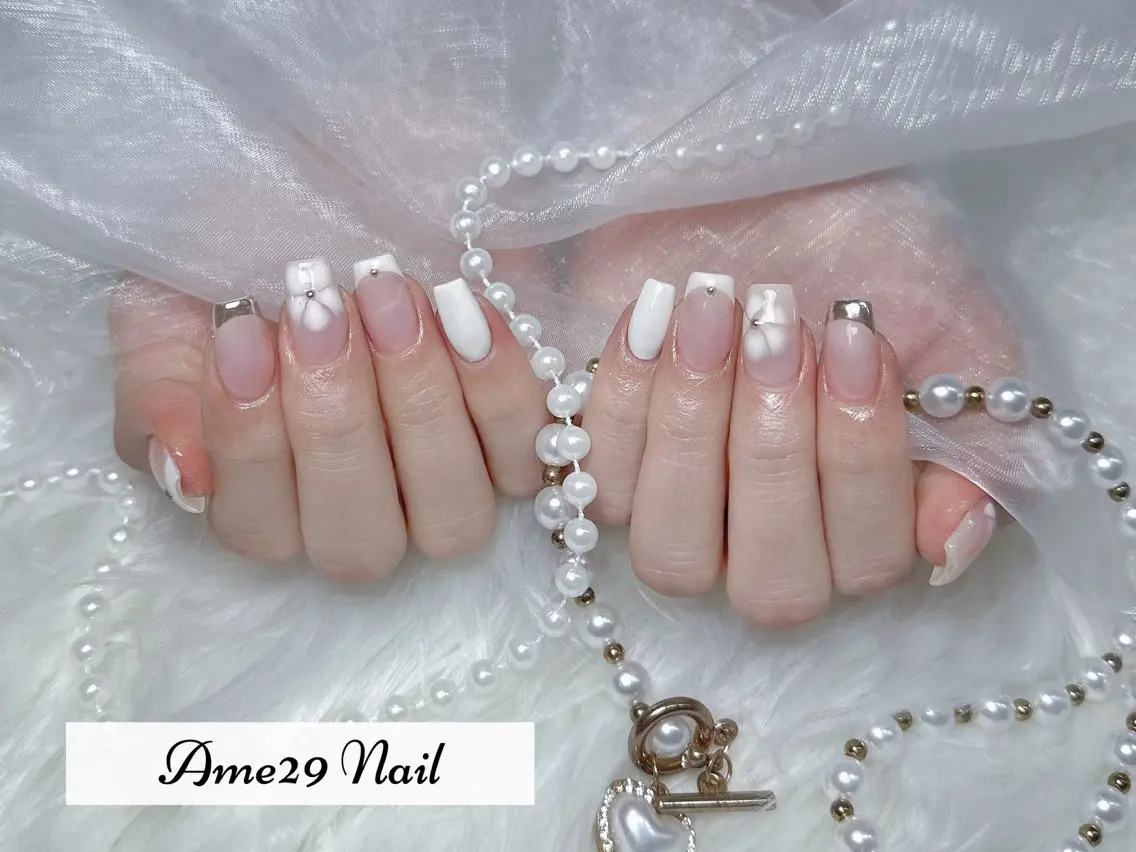 ネイル アートネイル グラデーション マグネットネイル スカルプネイル AME29 Nail ネイルサロンのネイルデザイン