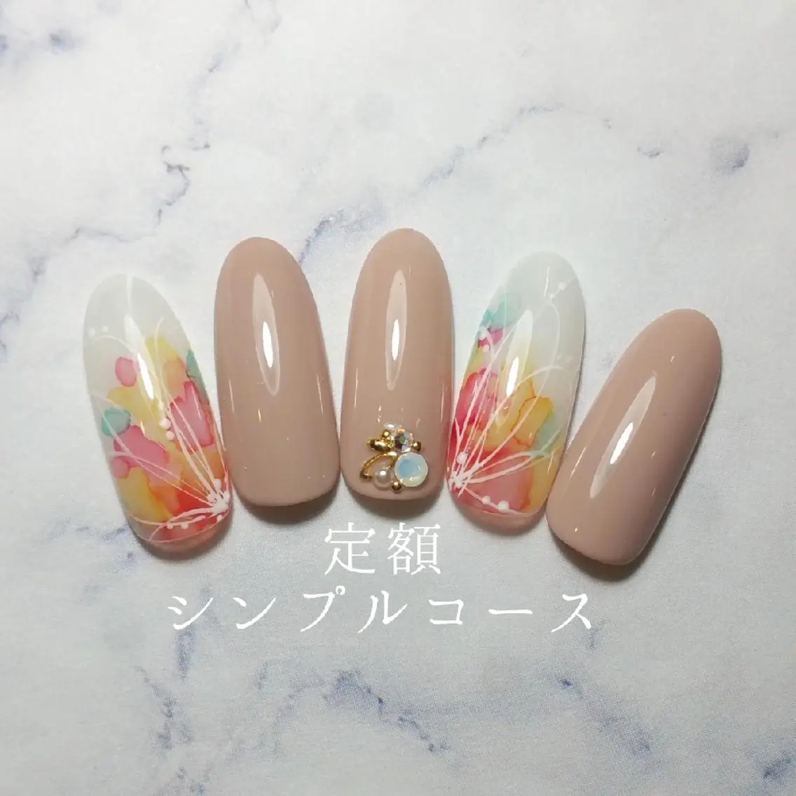 ネイル ハンドネイル 柴田 彩のネイルデザイン