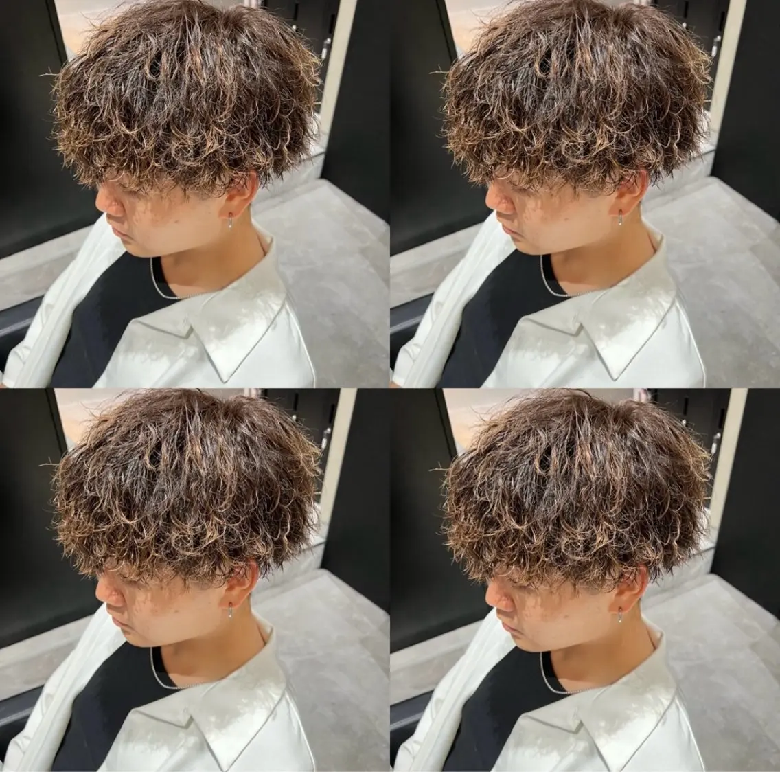 パーマ メンズ カット パーマ トリートメント 髪質改善 /美髪矯正🫧ゆたかのヘアスタイル
