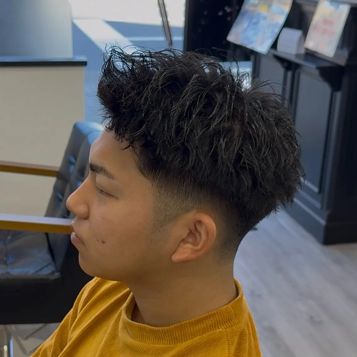 ショート パーマ メンズ カット パーマ メンズカット/パーマ 川崎　智大のヘアスタイル