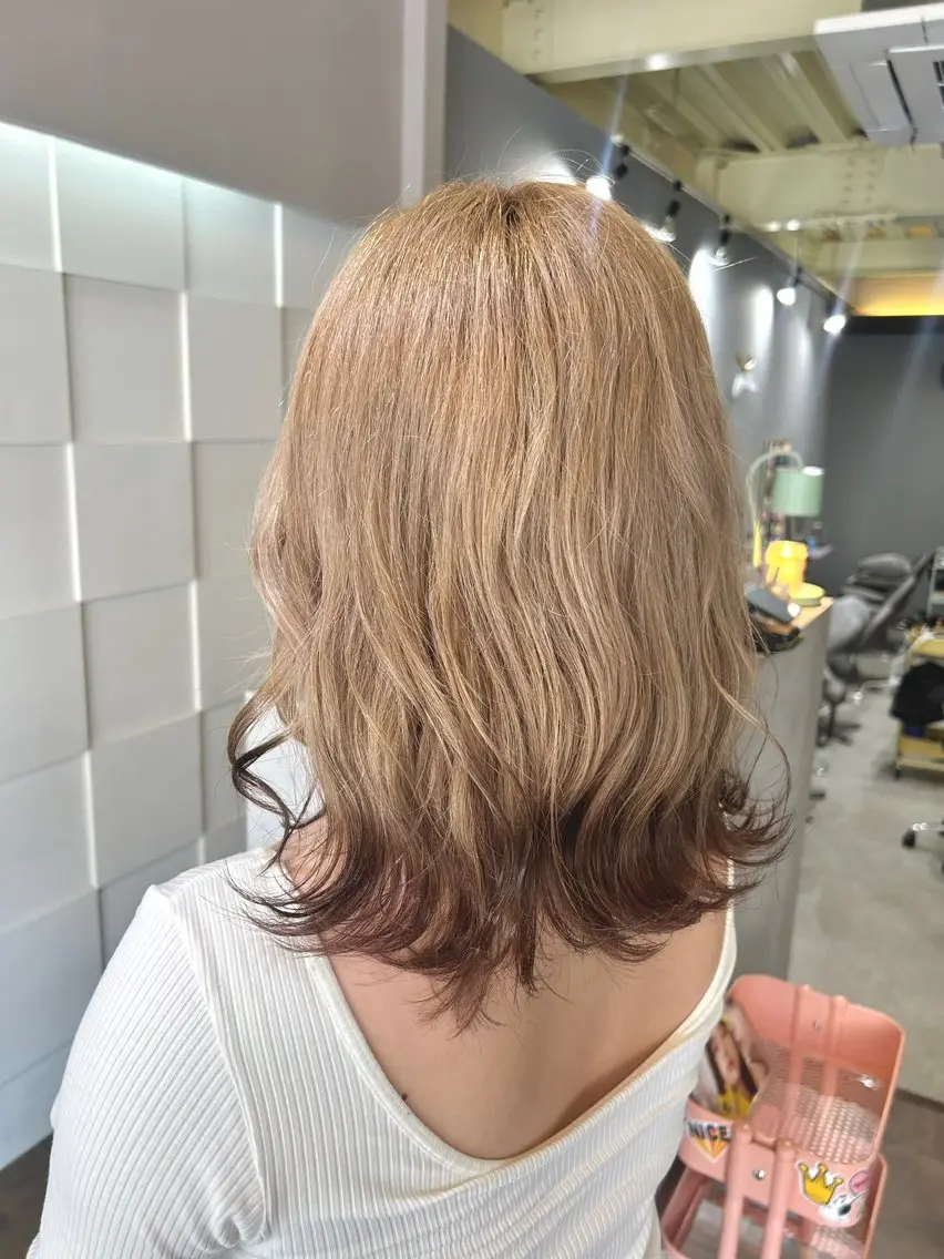 セミロング garden HAIR 優月のヘアスタイル