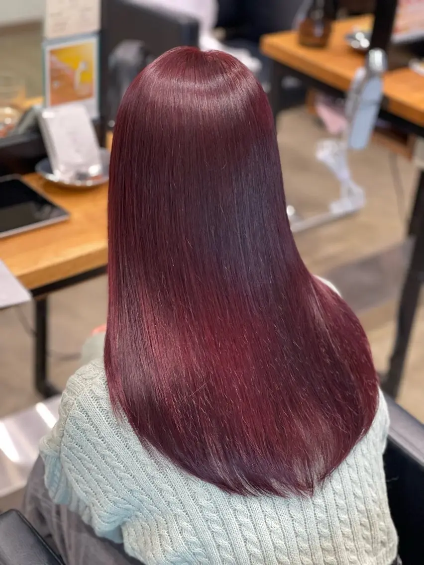 ロング ヘアカラー トリートメント Hirose Ryoのヘアスタイル