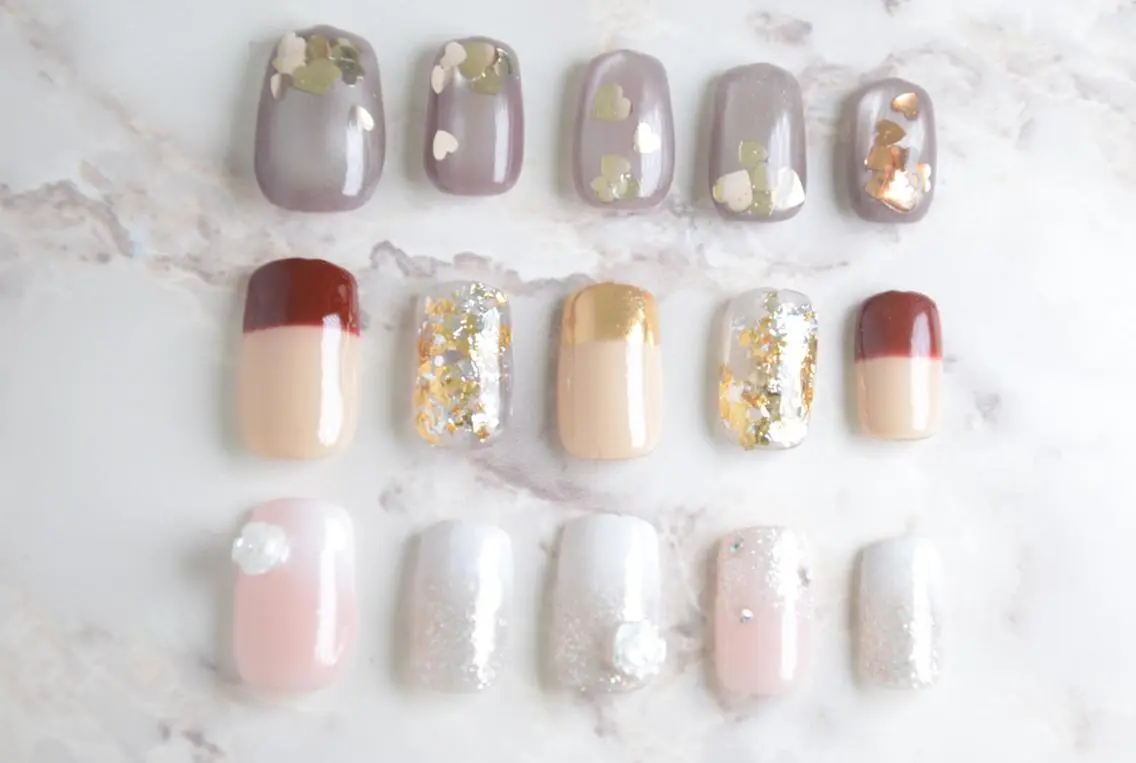 ネイル アートネイル 持ち込み ストーンネイル Nail Salon Lindaのネイルデザイン