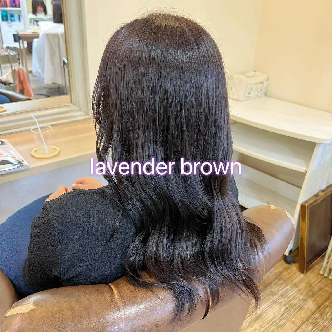 ロング ヘアカラー 染矢 優希のヘアスタイル