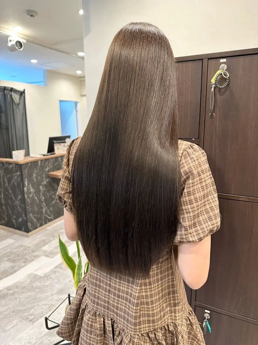 ロング カラー パーマ カット ヘアカラー トリートメント 髪質改善特化【荻窪】 RYOTOのヘアスタイル