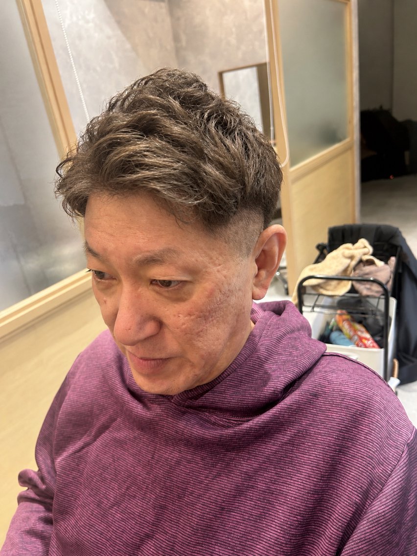 ショート メンズ 髪質改善 トリートメント カット トリートメント ヘッドスパ 久木原 ゆりのヘアスタイル
