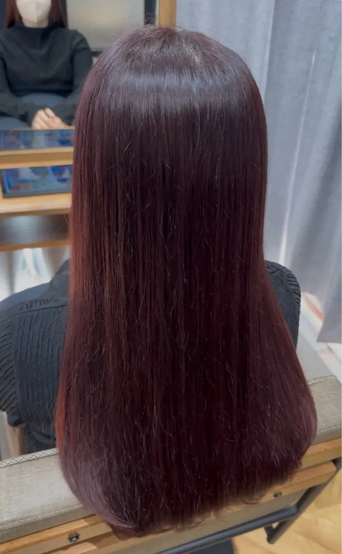 セミロング カラー カット ヘアカラー トリートメント ハイライト/透明感 カラー🏝️あんじゅのヘアスタイル