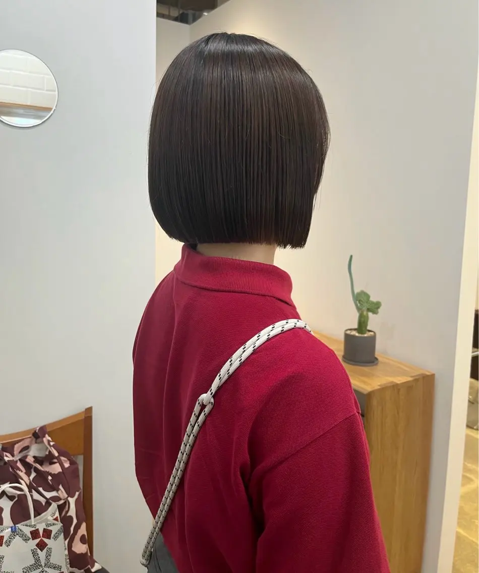 ミディアム ボブ 都築 初果のヘアスタイル