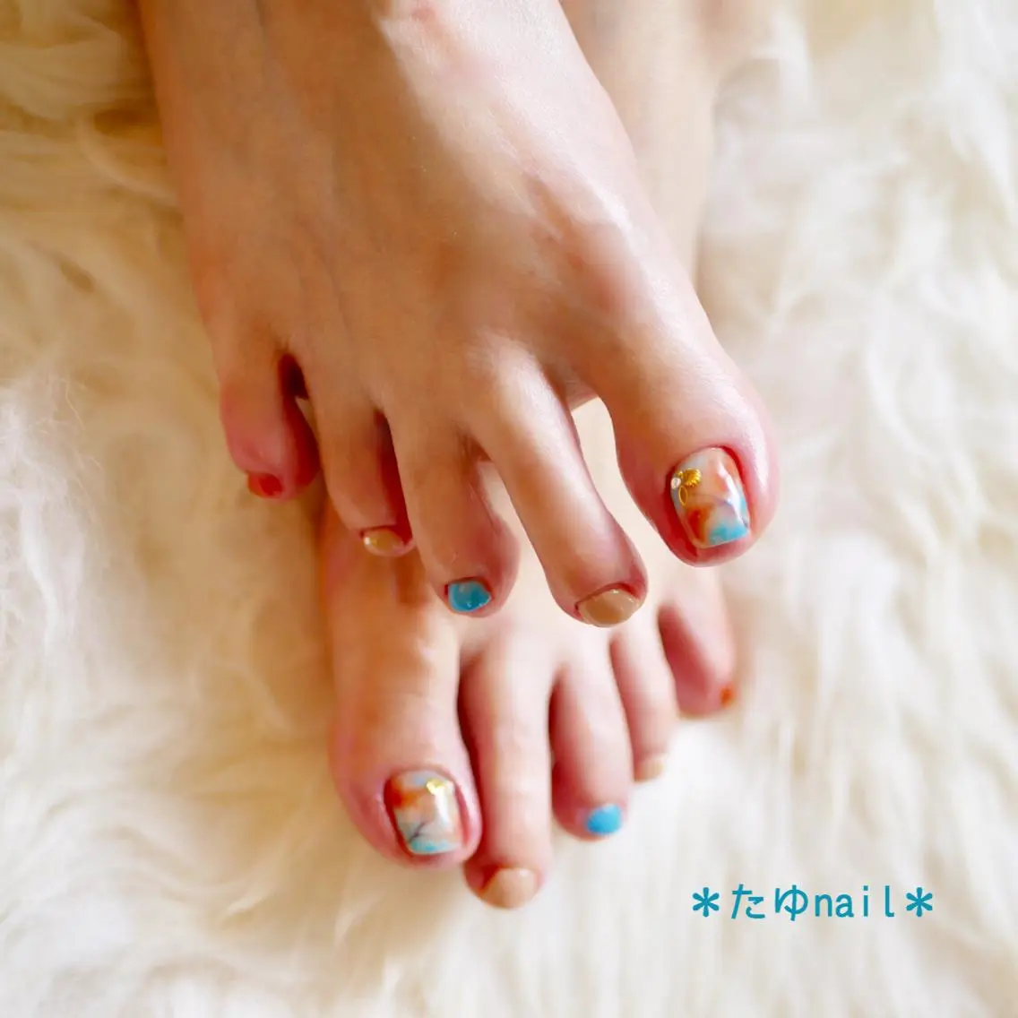 ネイル フットネイル ネイルサロン 【たゆnail】のネイルデザイン