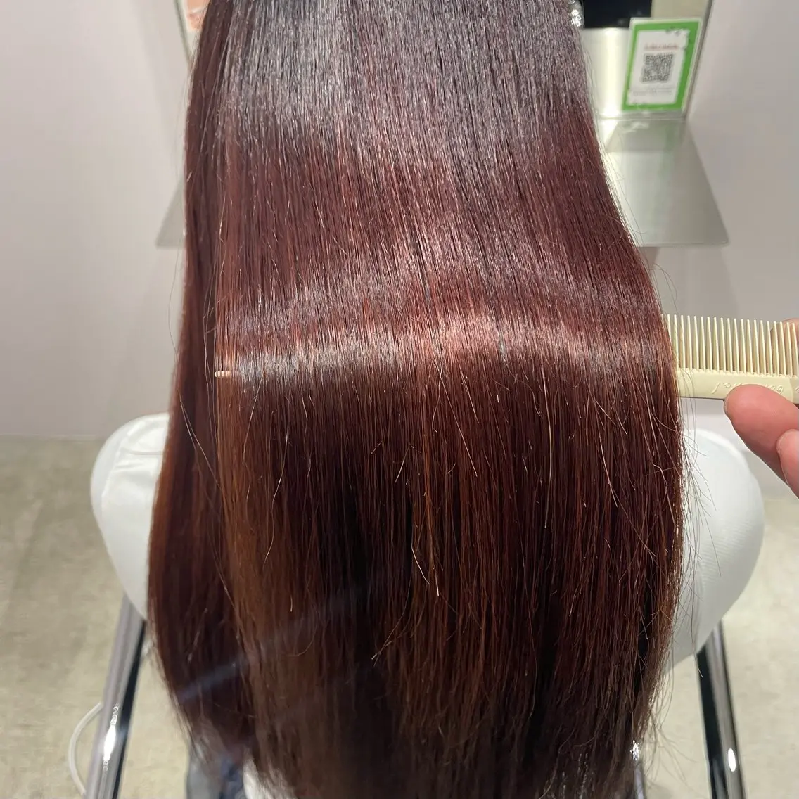 ロング 縮毛矯正 池上 琉加のヘアスタイル