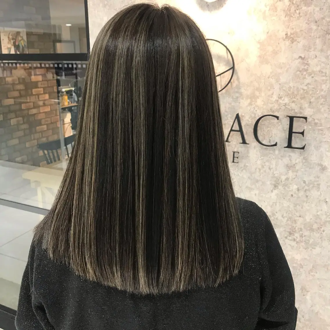 ミディアム カラー カット ヘアカラー トリートメント 天王寺の美容師 わだひろしのヘアスタイル