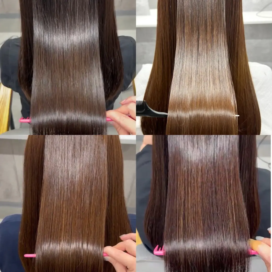 ロング カット ヘアカラー 縮毛矯正 トリートメント 髪質改善×美髪矯正 艶髪カラー 阪口のヘアスタイル