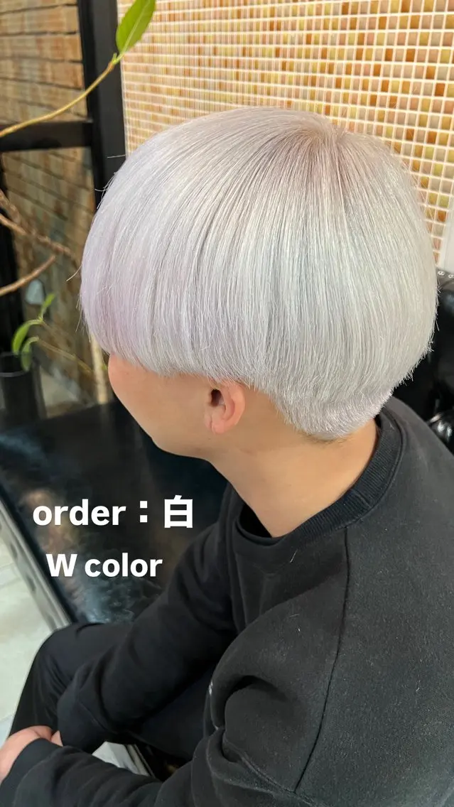 ショート カラー 高橋 翼のヘアスタイル