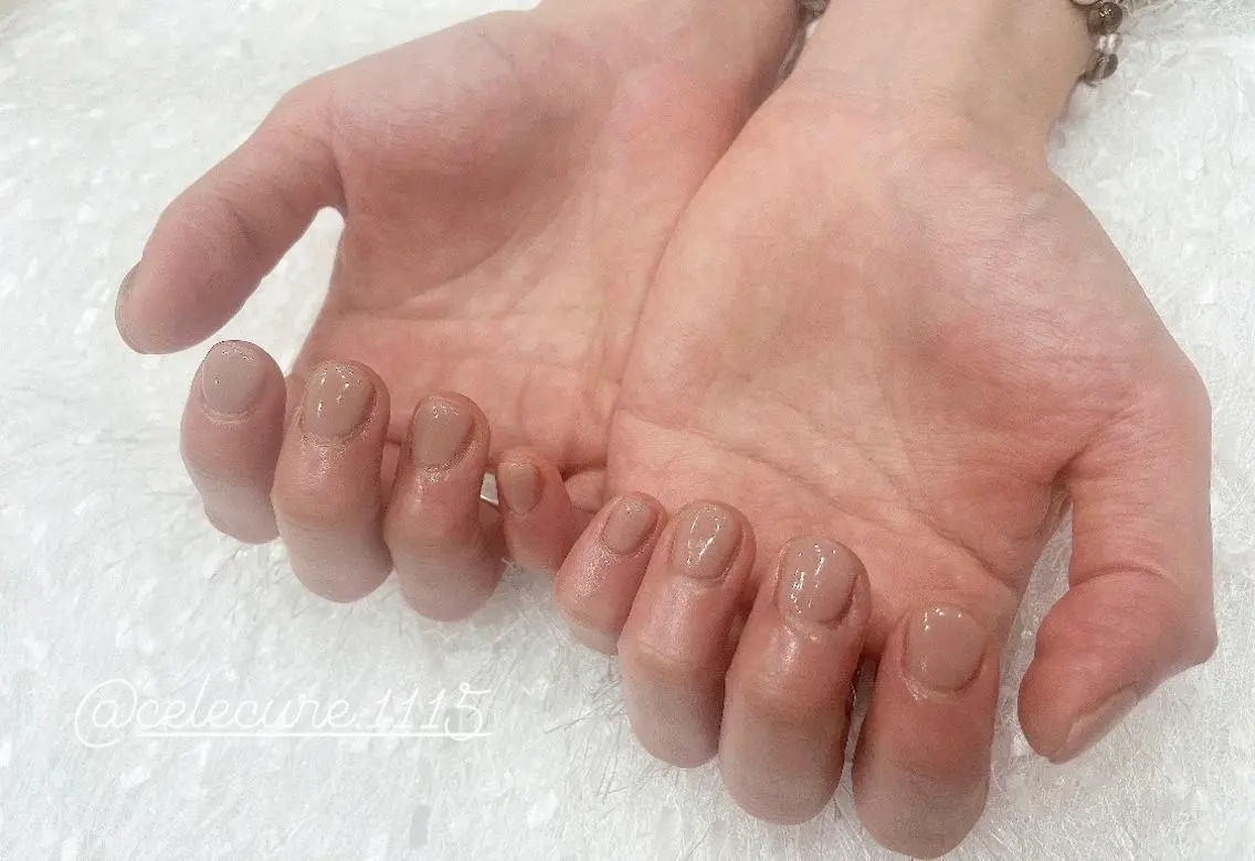 ネイル ピンク シンプルネイル ネイリスト Nのネイルデザイン