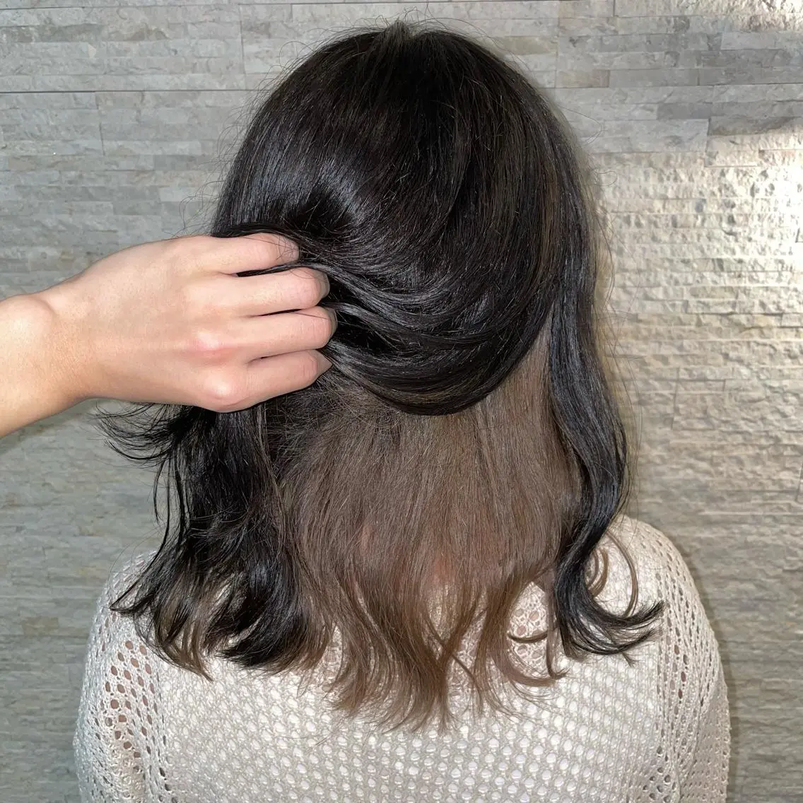 カラー ✄折橋 彩花🐶🍑のヘアスタイル