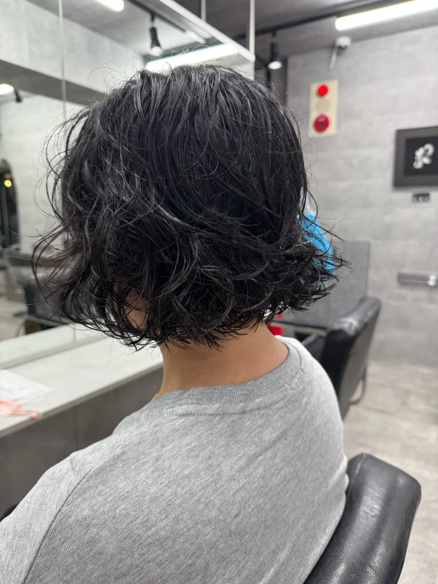 ショート パーマ カット パーマ You/透明感カラー レイヤーカット/ボブのヘアスタイル