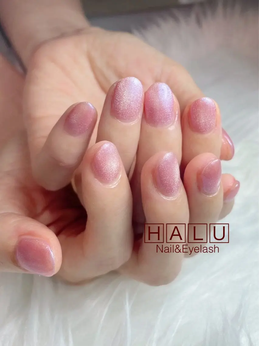 ネイル マグネットネイル シンプルネイル HALU ハルのネイルデザイン