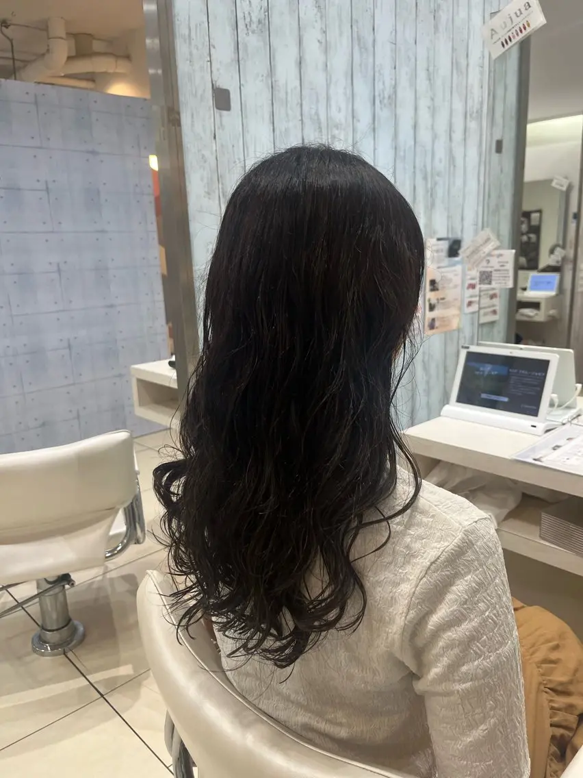 ロング カラー ヘアカラー トリートメント 🤎ベージュカラー/ 髪質改善/山岸🤎のヘアスタイル