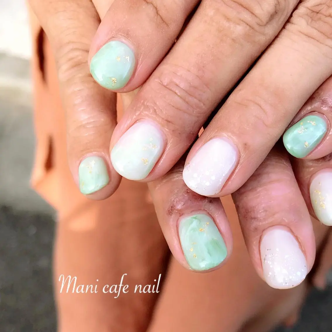 ネイル ハンドネイル Mani cafe nailのネイルデザイン