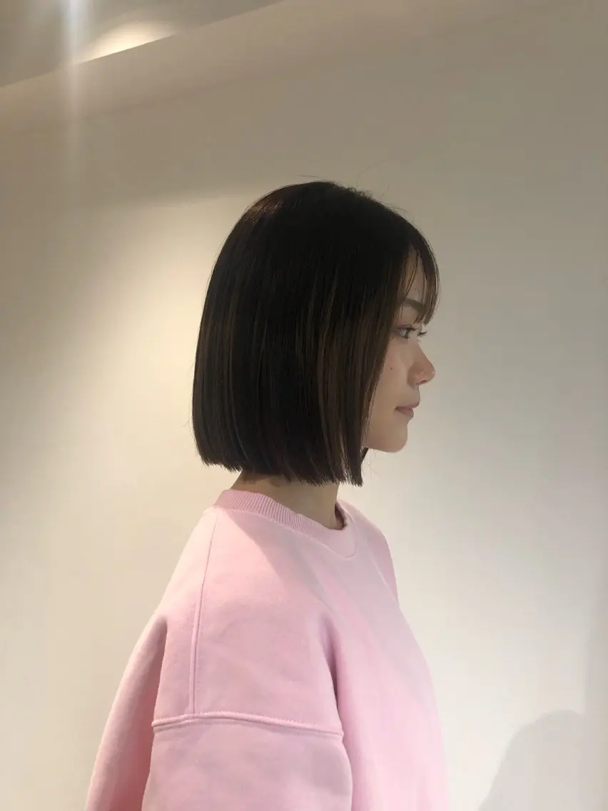 ショート ボブ soy kufu 川勝のヘアスタイル