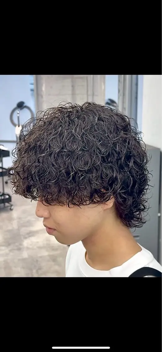パーマ メンズ 👑未来の神童👑 しょーたのヘアスタイル