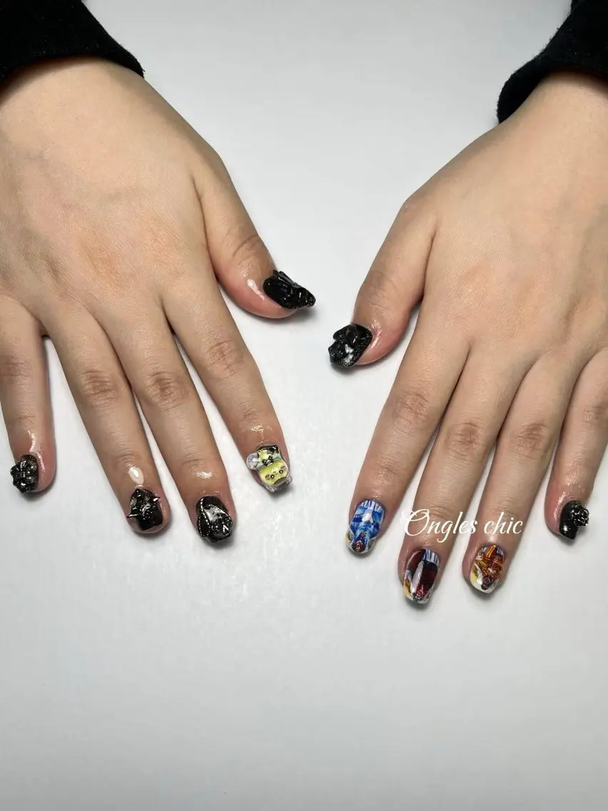 ネイル ハンドネイル ongles chicのネイルデザイン