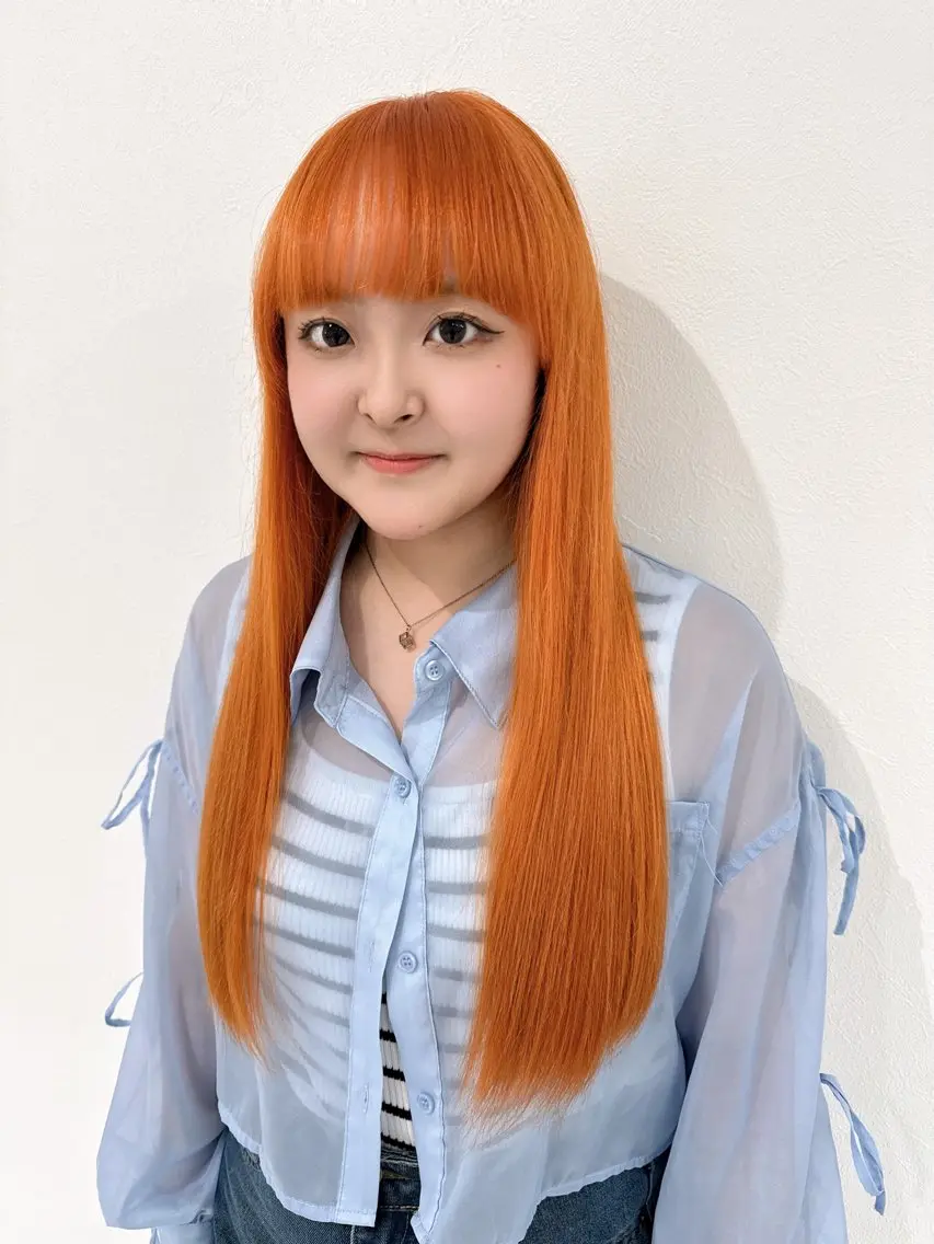ロング ヘアカラー SE ITAのヘアスタイル