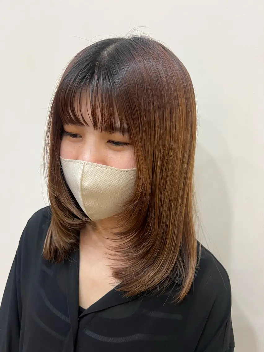 ミディアム いまい しずかのヘアスタイル