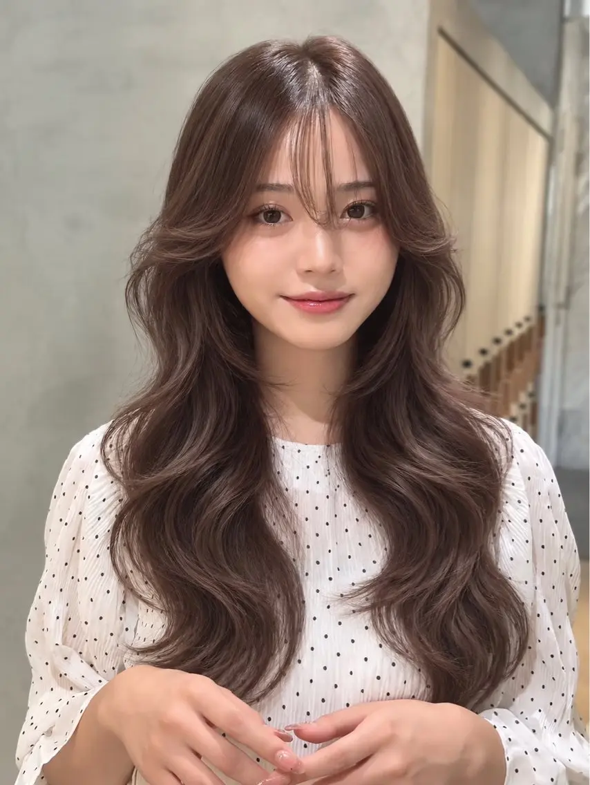 ロング カット ヘアカラー トリートメント レイヤー 翔のヘアスタイル
