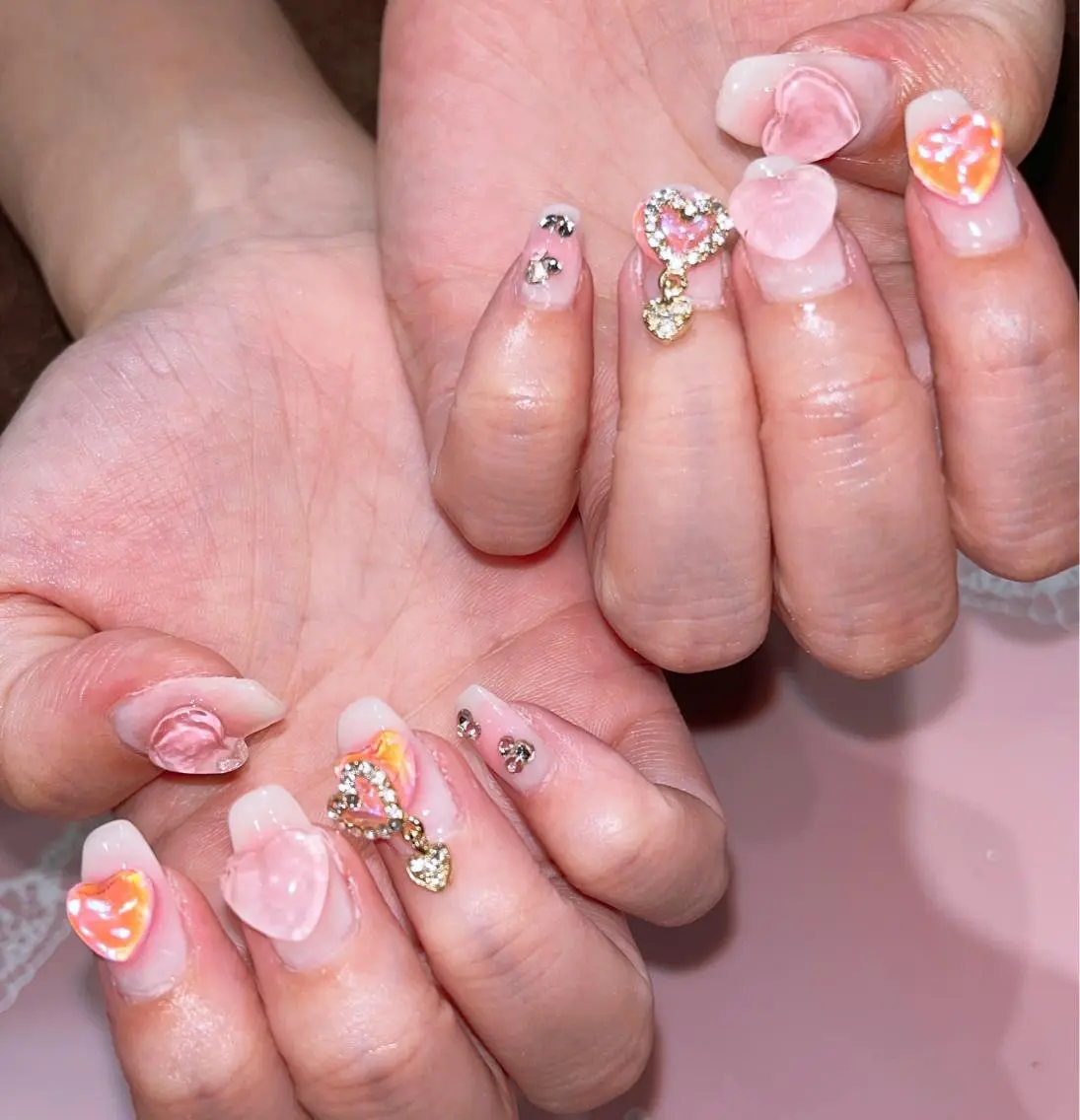 ネイル ハート VIST☆ ｍａｍｉのネイルデザイン