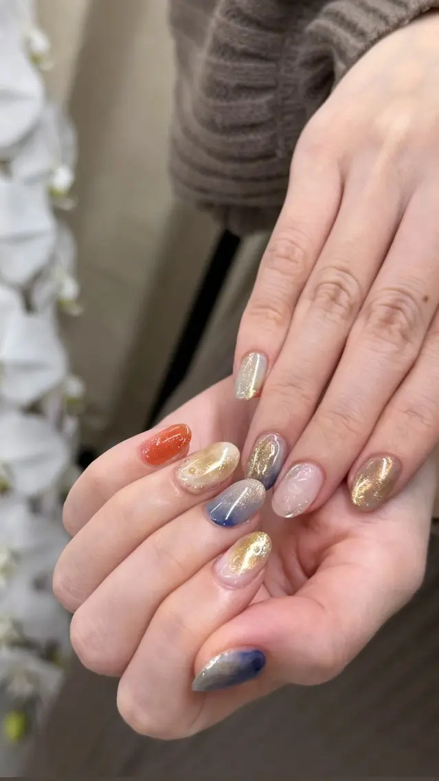 ネイル アートネイル ニュアンスネイル hota 🪄✨のネイルデザイン