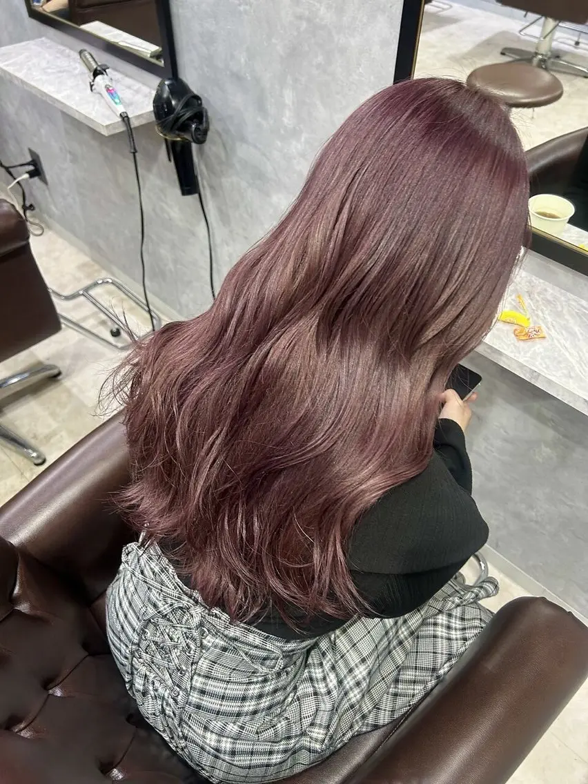 ロング カラー ヘアカラー トリートメント 池袋/カラー特化🎨 ロング料金なし🩵のヘアスタイル