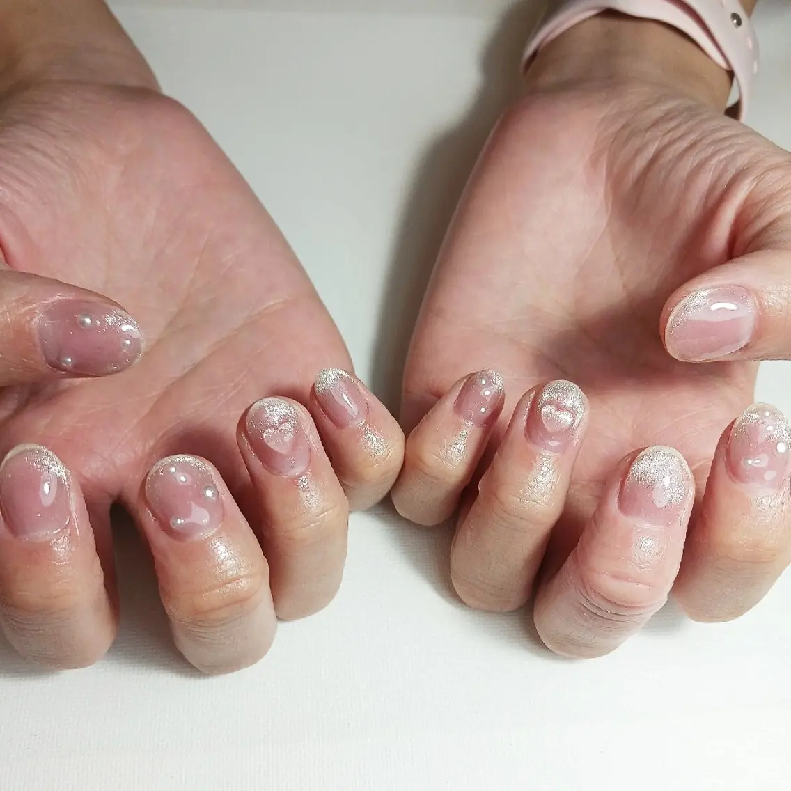 ネイル チークネイル ジェルネイル マグネットネイル 持ち込み ショートネイル owlnail /持込みデザイン専門のネイルデザイン